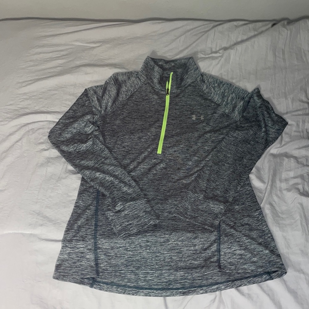 Womens running long sleeve zip up